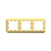 Рамка 3-м AtlasDesign Antique универс. зол. SE ATN101603