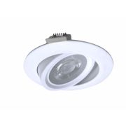 Светильник светодиодный Downlight RR 9Вт 180-265В 6400К кругл. поворотн. панель бел. КОСМОС KDownRR9W6400K