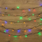 Гирлянда светодиодная «Твинкл Лайт» 15м 120LED мультиколор 6.9Вт 220-240В IP20 с контроллером провод ПВХ темн. зел. Neon-Night 303-059