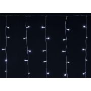 Гирлянда «Бахрома» 4.5х0.7м 200LED бел. IP44 провод прозр. 230В мерцание транзит IEK LGDU321-2-200-L3-T-S-44